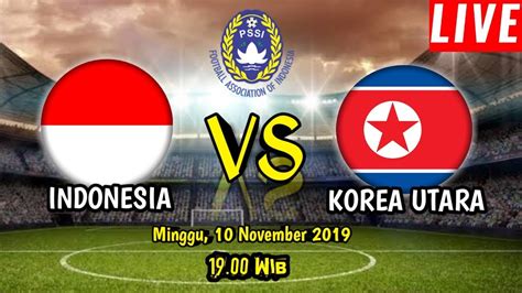 indonesia vs korea utara streaming